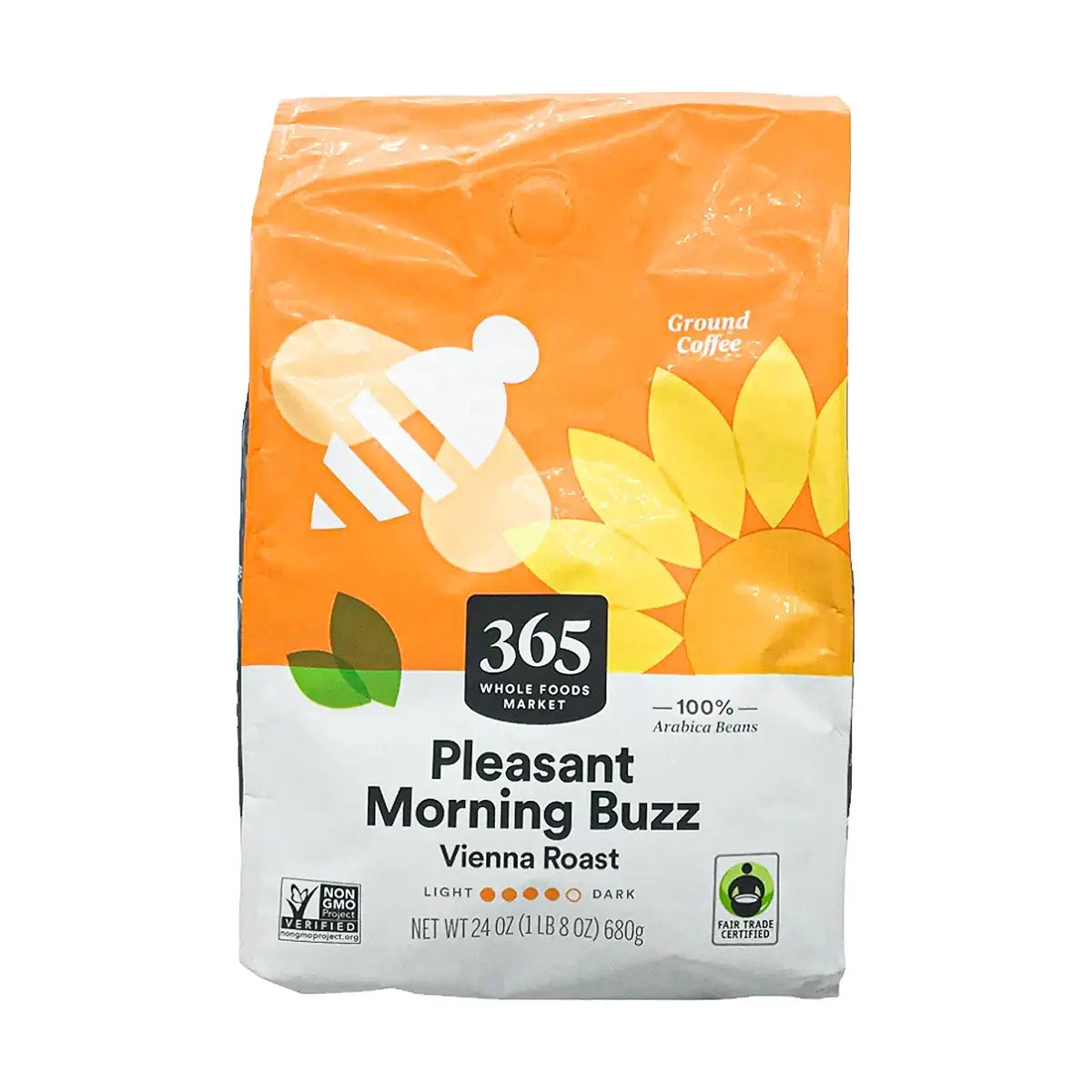 365 by Whole Foods Market Pleasant Morning Buzz Vienna Roast Ground Coffee, 24 oz