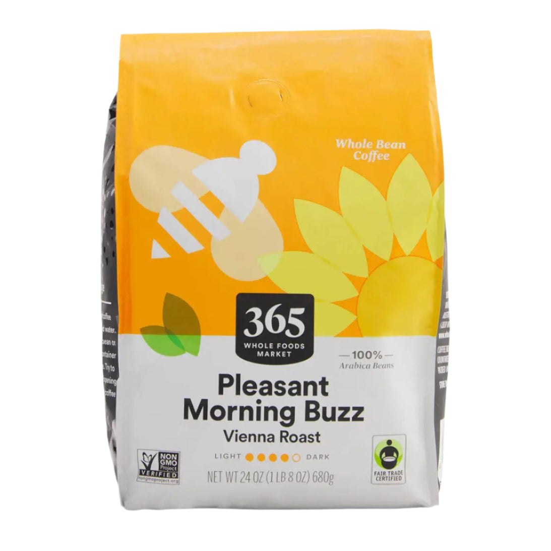 365 by Whole Foods Market Pleasant Morning Buzz Vienna Roast Whole Bean Coffee 24 oz