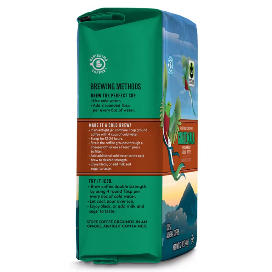 Barissimo Fair Trade Single Origin Guatemala Medium Roast Ground Coffee, 12 oz.