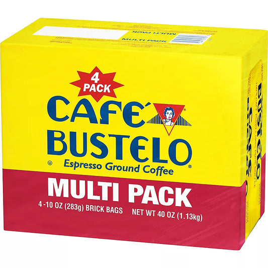 Cafe Bustelo Espresso Ground Coffee, 10 oz. Multipack 4 pk.