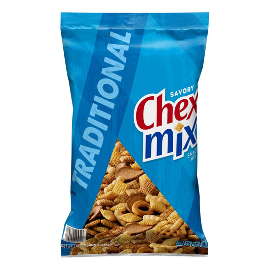 Chex Mix Traditional Savory Snack Mix, 40 oz.