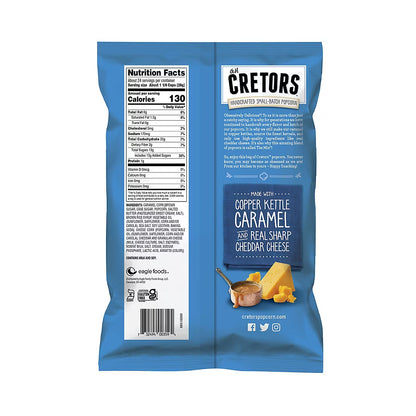 Cretors Cheese & Caramel Mix Handcrafted Popped Corn, 23.5 oz.