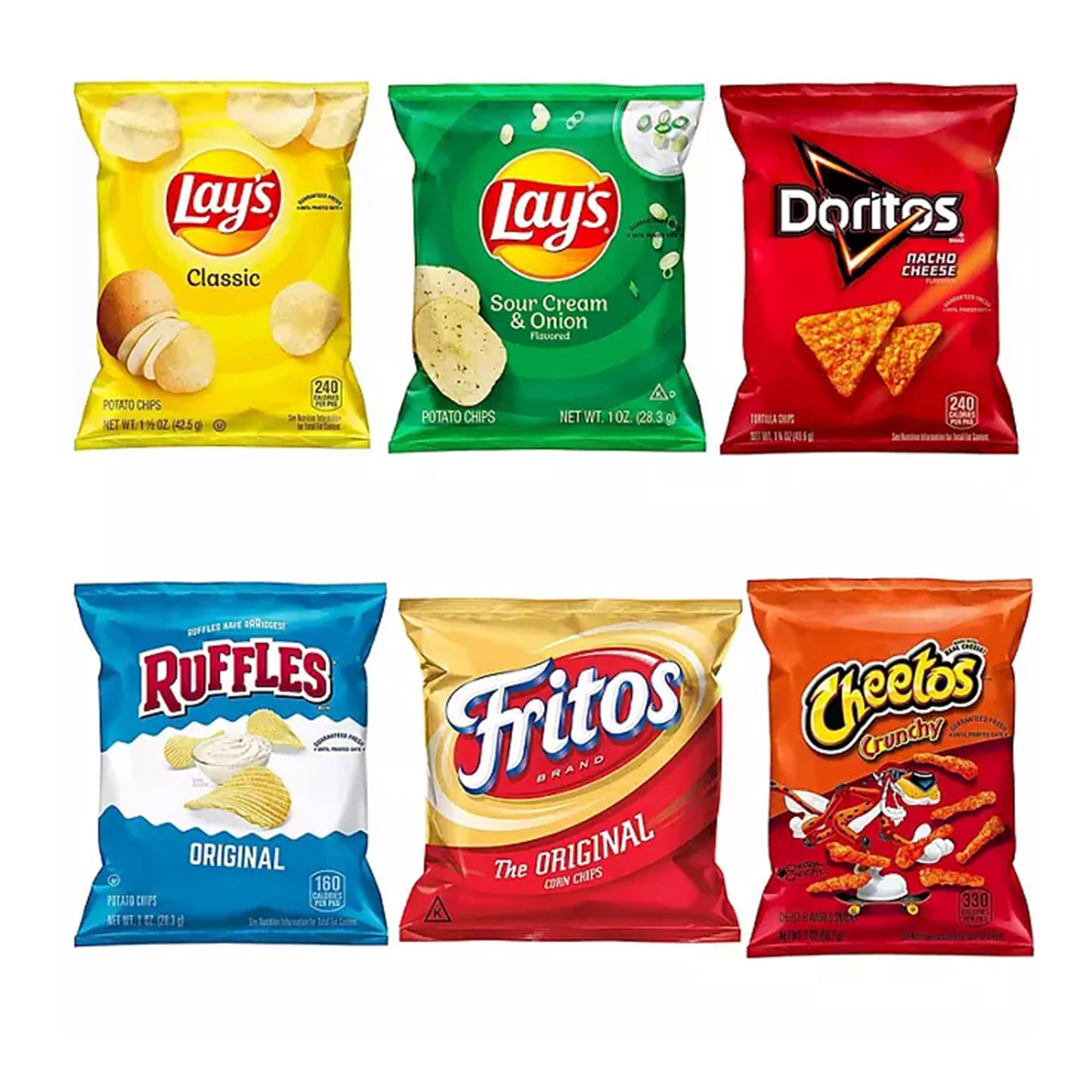 Frito Lay Classic Mix, Variety Pack of Snacks and Chips, 50 ct.