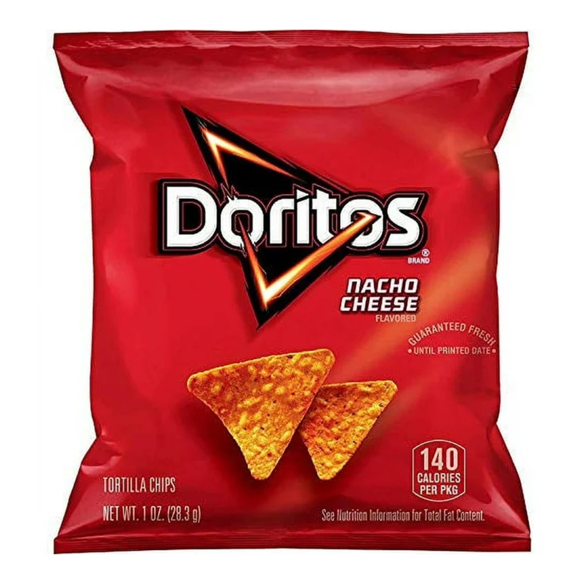 Frito Lay Doritos Nacho Cheese Tortilla Chips 1 oz.