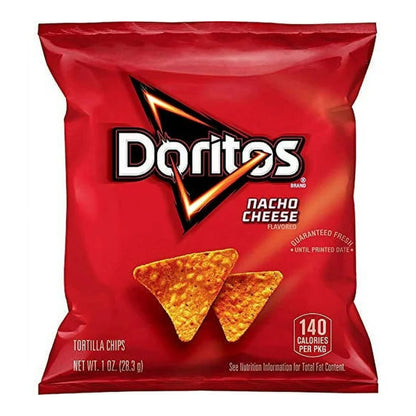 Frito Lay Doritos Nacho Cheese Tortilla Chips 1 oz.