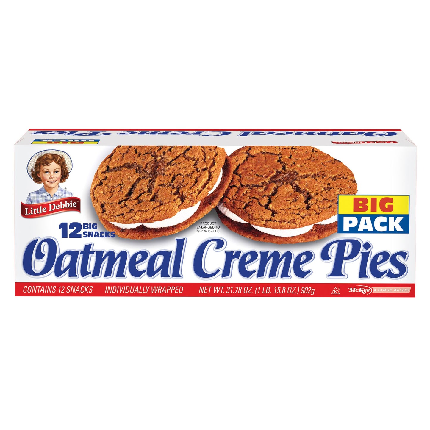 Little Debbie Oatmeal Creme Pies, 12 pk./31.78 oz.