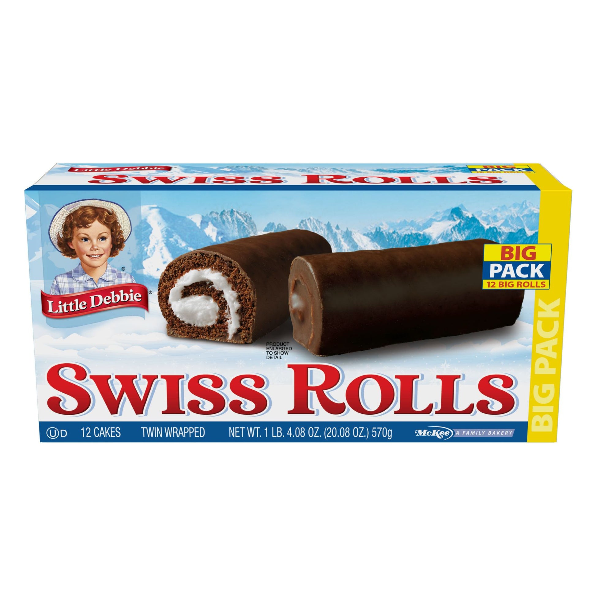 Little Debbie Traditional Swiss Rolls, 12 pk./20.08 oz.