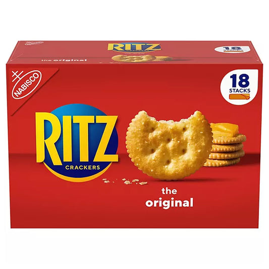 Nabisco Ritz Original Crackers, Snacks, 18 ct.