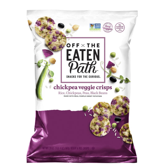 Off The Eaten Path Chickpea Veggie Crisps, 19 oz.