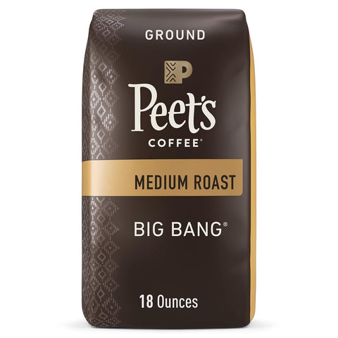 Peet's Coffee Big Bang Medium Roast Ground Coffee, 10.5 oz.