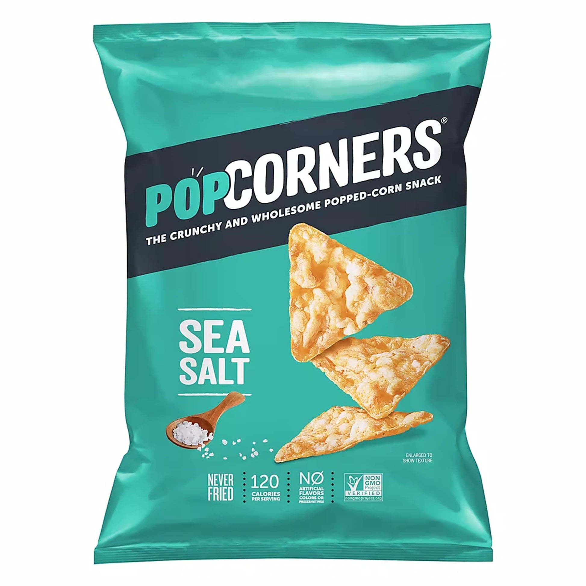 PopCorners Sea Salt Chips, Snacks, 18 oz.