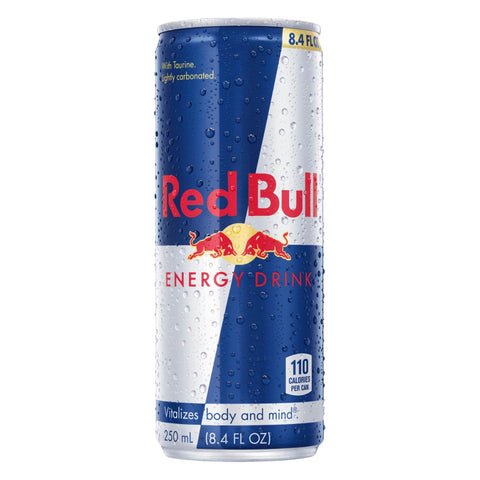 Red Bull Energy Drink, Boosts Energy, Focus, and Stamina, Beverages, 8.4 oz.