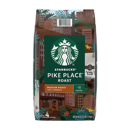 Starbucks Pike Place Roast Medium Roast Ground Coffee, 40 oz.