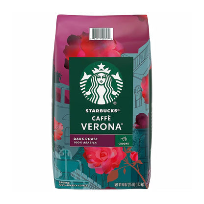 Starbucks Verona Dark Roast Ground Coffee, 40 oz.