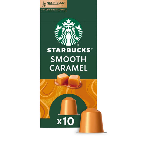 Starbucks by Nespresso Smooth Caramel Coffee Pods for Original Machines, 10 ct.