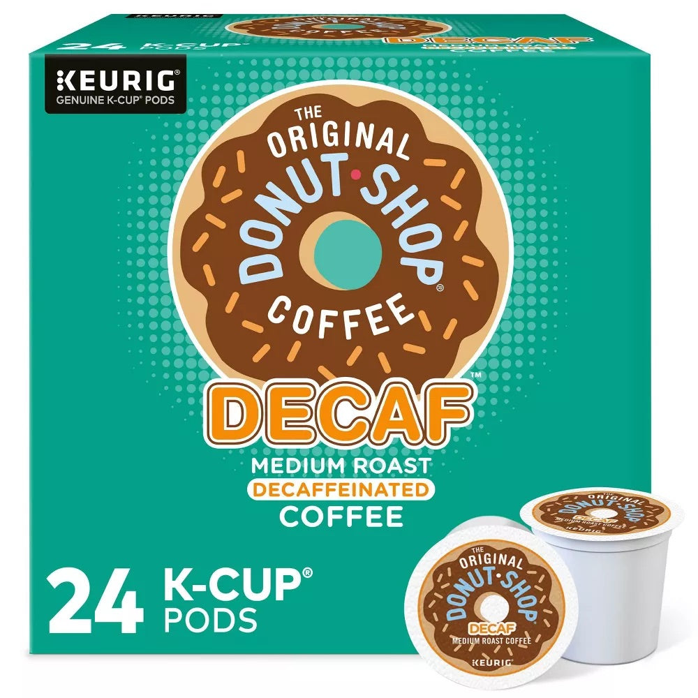 The Original Donut Shop Medium Roast Decaf Coffee Pods, Keurig K-Cup, 24 ct.