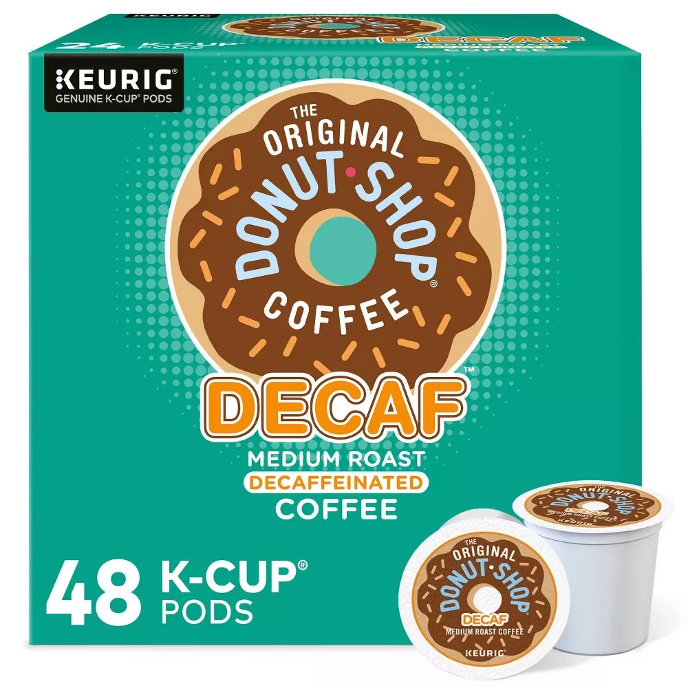 The Original Donut Shop Medium Roast Decaf Coffee Pods, Keurig K-Cup, 48 ct.