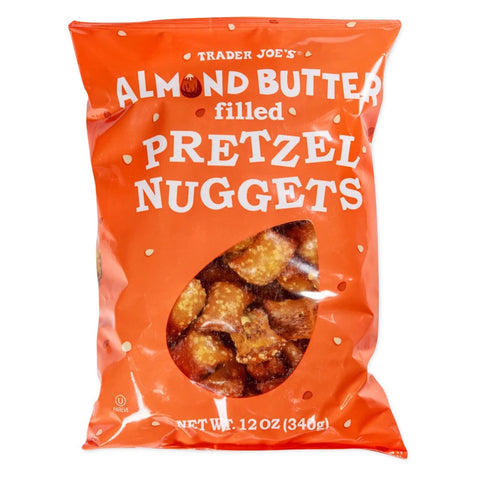 Trader Joe's Almond Butter Filled Pretzel Nuggets, Snacks, 12 oz.