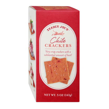 Trader Joe's Chile Crackers, Snacks, 5 oz.