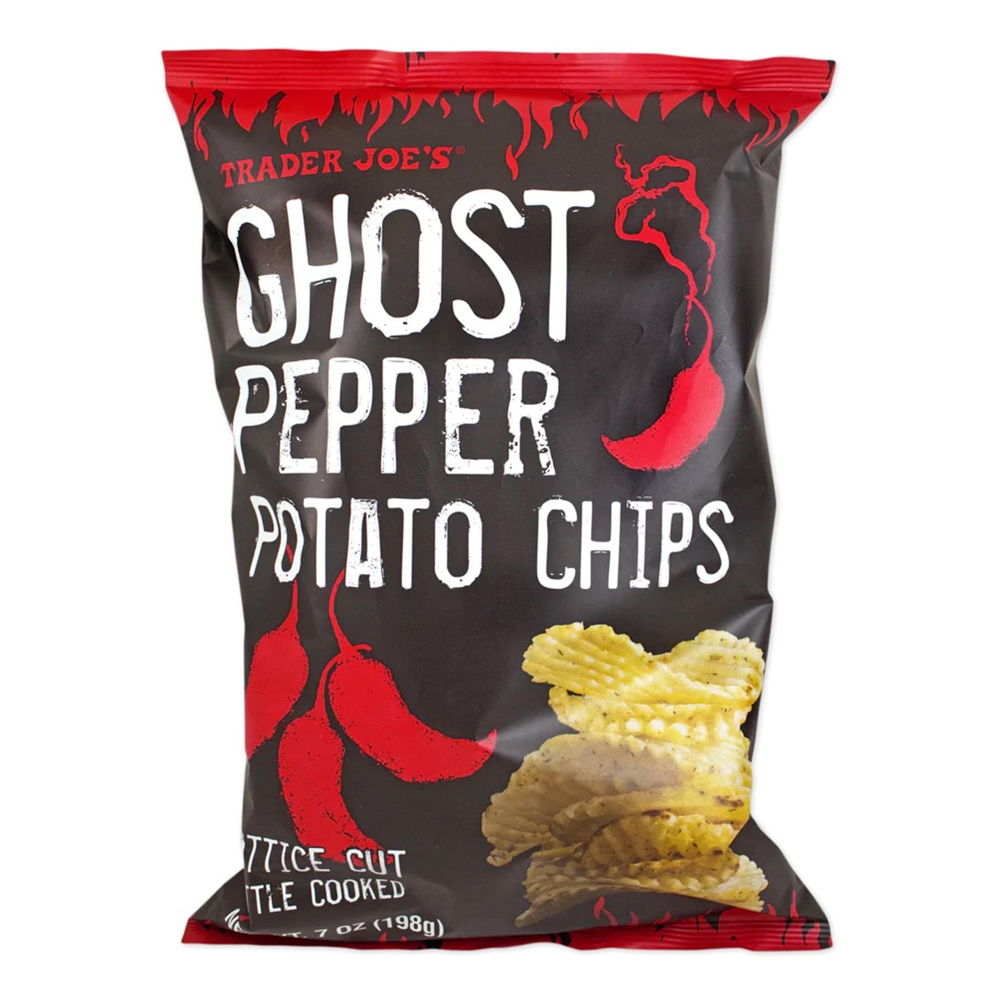 Trader Joe's Ghost Pepper Potato Chips, Snacks, 7 oz.