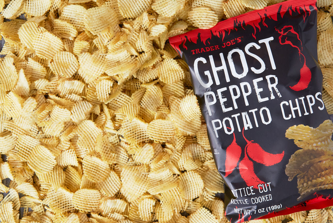 Trader Joe's Ghost Pepper Potato Chips, Snacks, 7 oz.