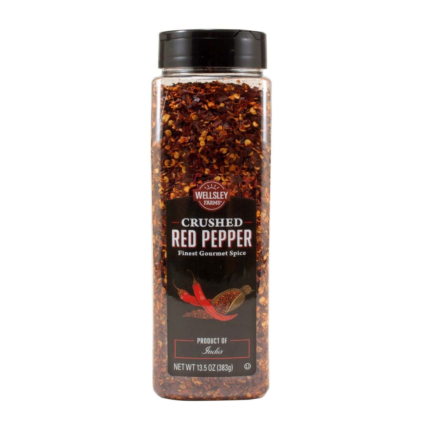 Wellsley Farms Crushed Red Pepper, Spices, 13.5 oz.