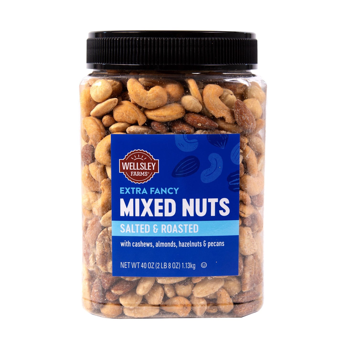 Wellsley Farms Extra Fancy Salted Mixed Nuts, Snacks, 40 oz.