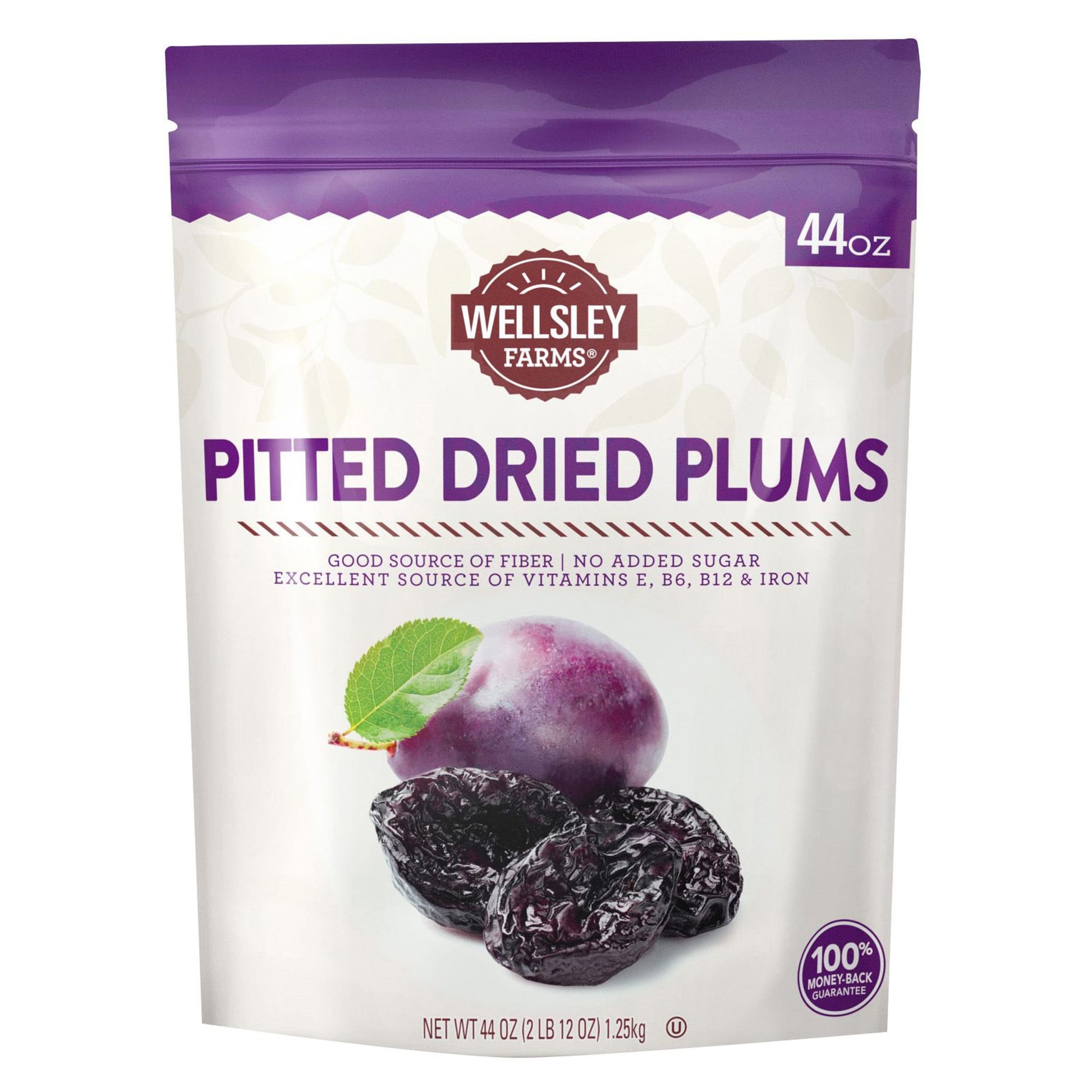 Wellsley Farms Gourmet Dried California Plums, Snacks, 44 oz.