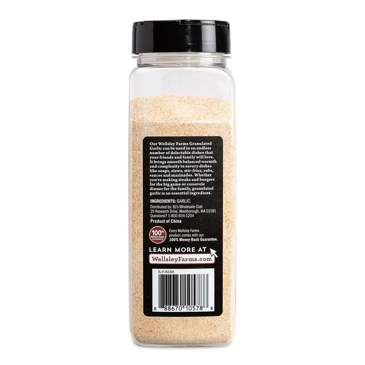 Wellsley Farms Granulated Garlic, Spices, 22.1 oz.