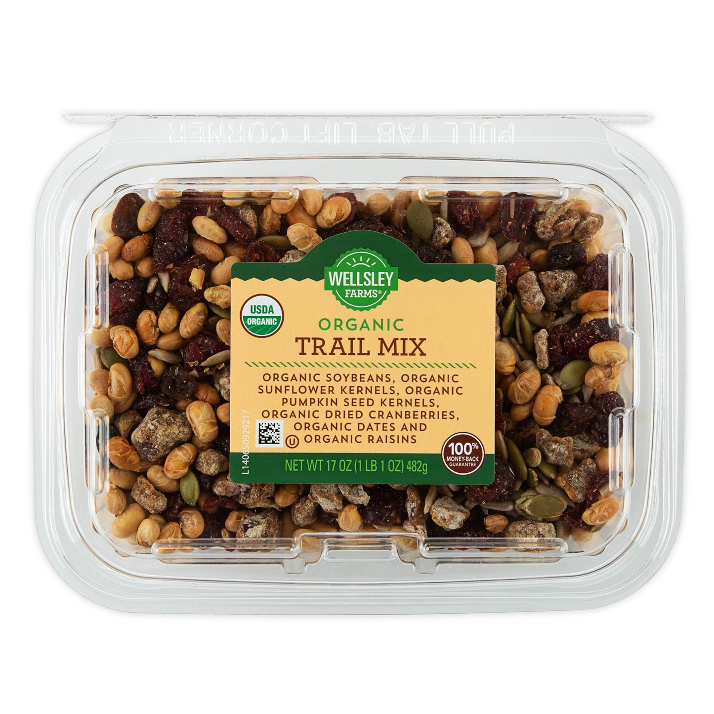 Wellsley Farms Organic Trail Mix, Nuts, 17 oz.