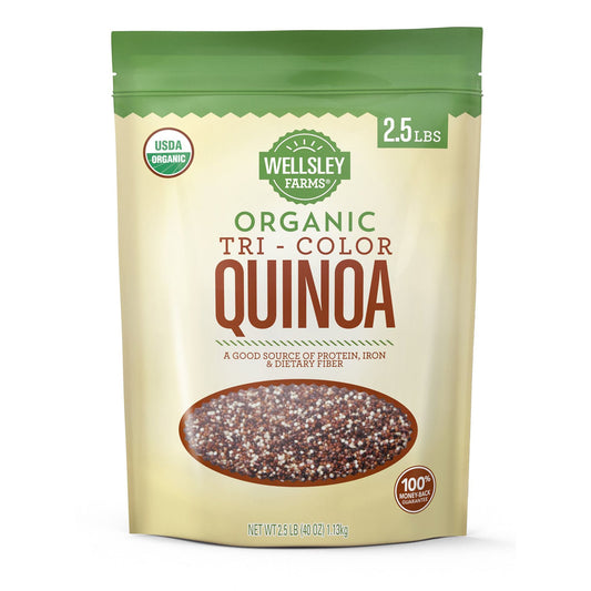 Wellsley Farms Organic Tri-Color Quinoa, 2.5 lb.