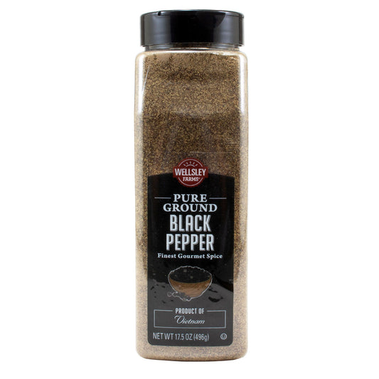 Wellsley Farms Pure Ground Pepper, Spices, 17.5 oz.