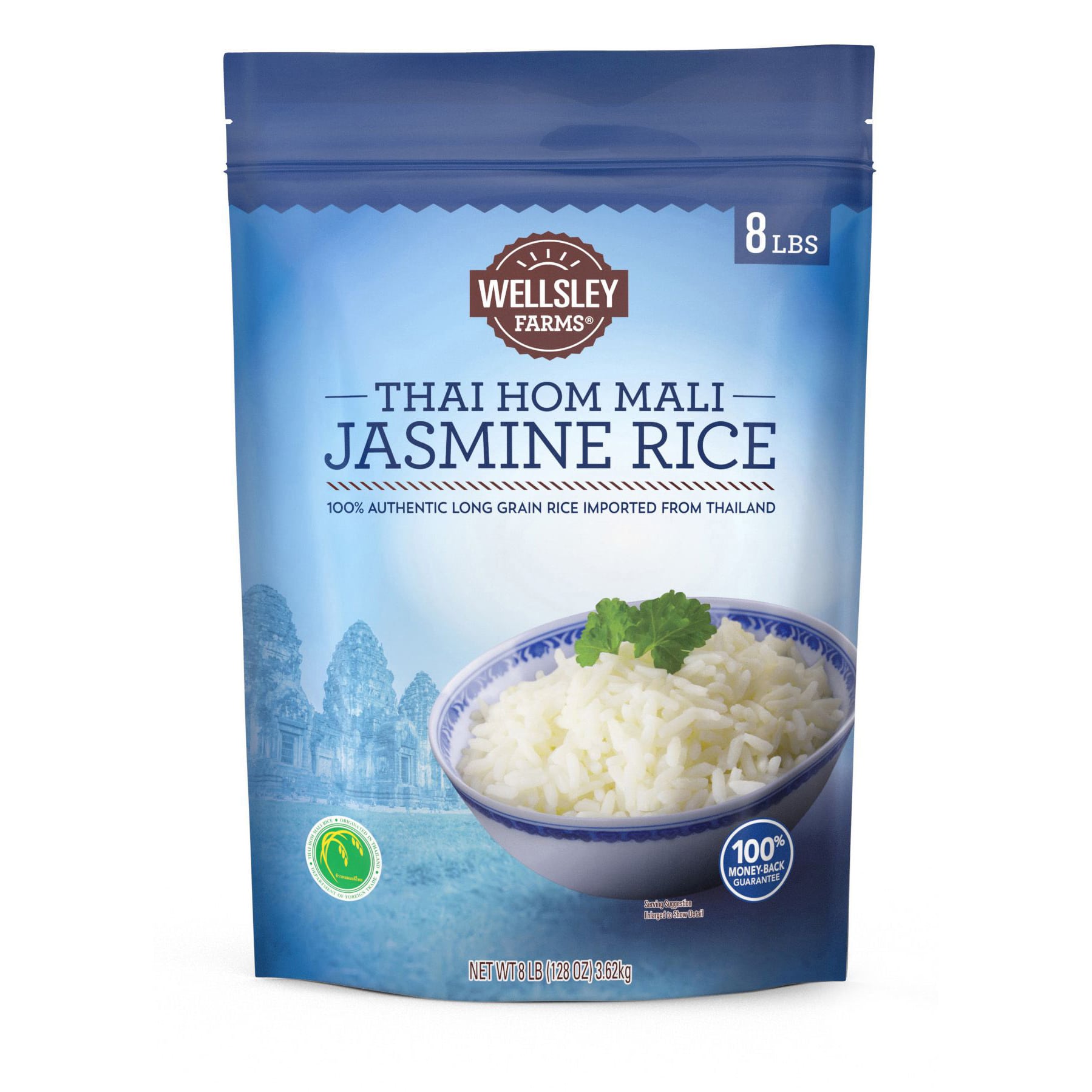 Wellsley Farms Thai Hom Mali Jasmine Rice, 8 lb.