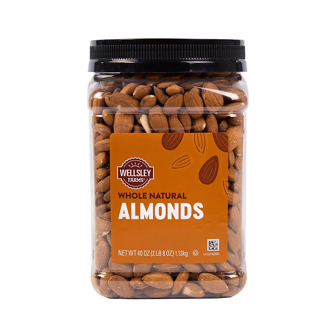 Wellsley Farms Whole Almonds, Snacks,  40 oz.