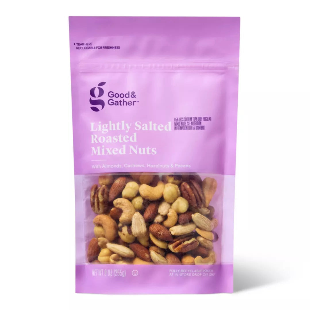 Good & Gather Lightly Salted Roasted Mixed Nuts, 9 oz.